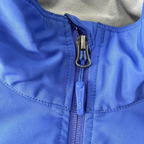 Marmot Levity Jacket Womens Medium Softshell Blue Water Resistant Gorpcore - Picture 11 of 16